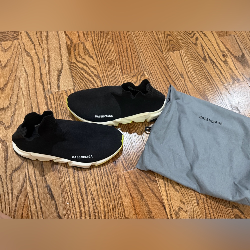 Balenciaga Men's Speed 2.0 Knit High Top Sneakers